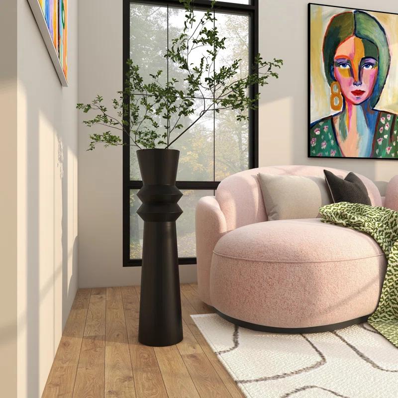 Mable Metal Floor Vase