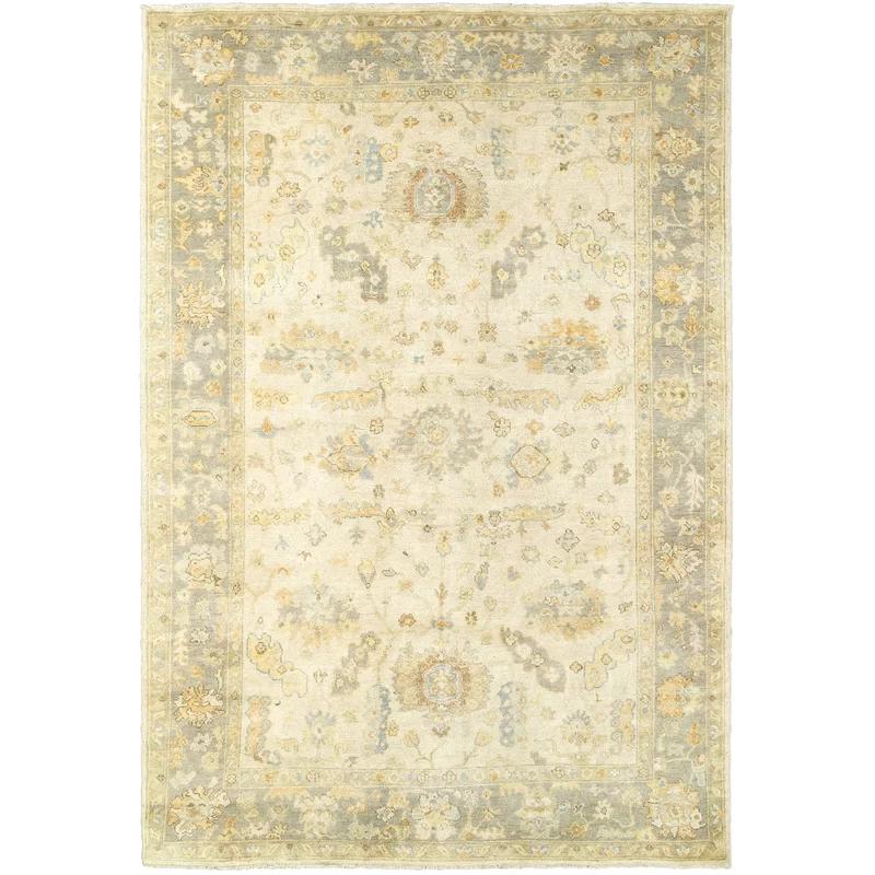 Hand-Knotted Woolen Comfort Gray 6' x 9' Area Rug