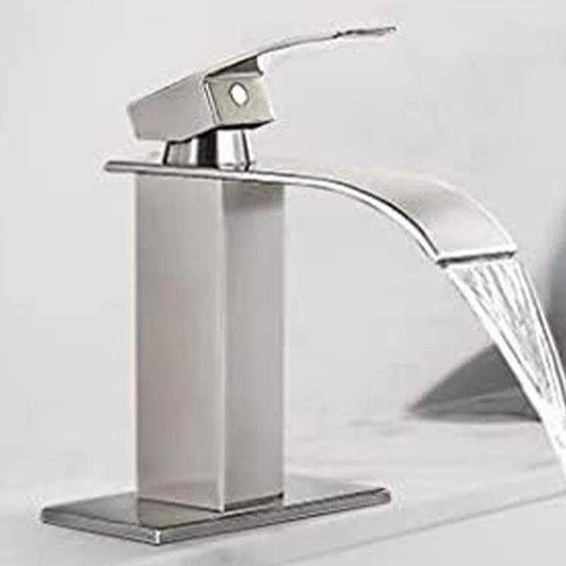 Bathroom Faucet, Single Handle Bathroom Faucets for 1 or 3 Hole Bathroom Sink Faucet