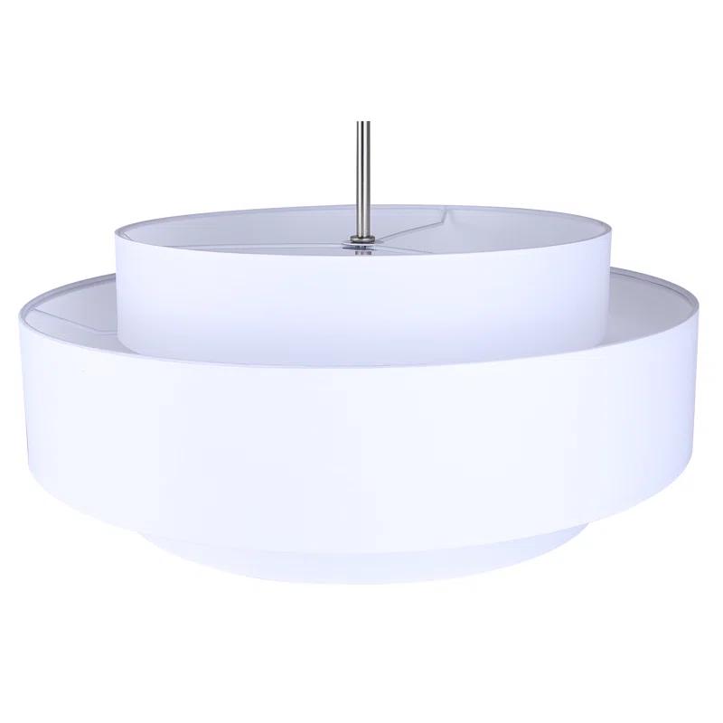 Eline 3 Light Dimmable Drum Chandelier