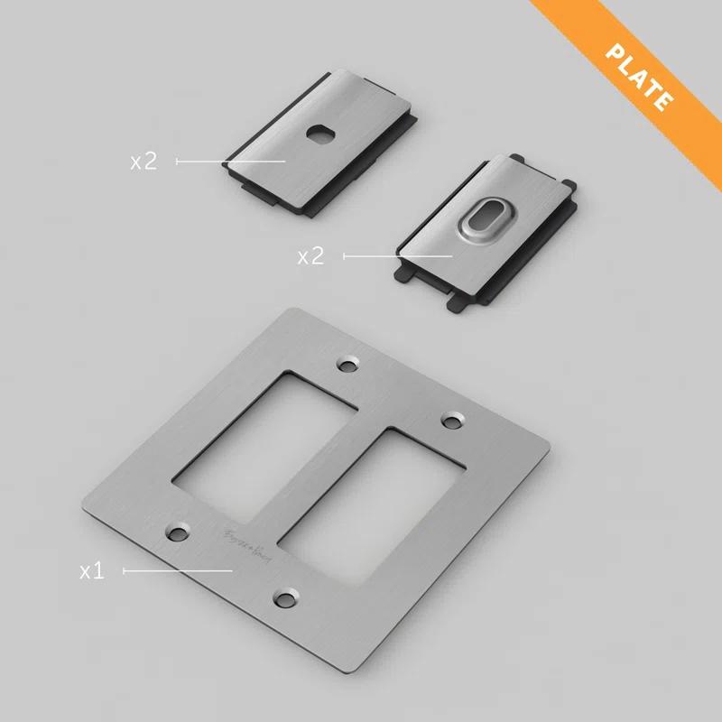 Buster + Punch Buildings & Architecture 2 - Gang Blank Standard Combination Wall Plate