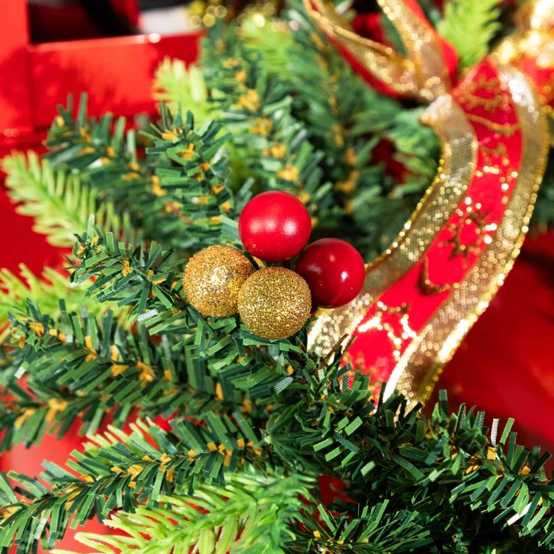 Northlight Seasonal Animated And Musical Santa Driving Vintage Truck Christmas Decoration - 36.5"