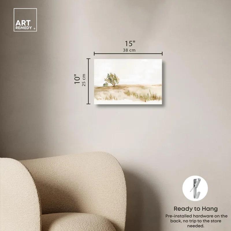 Countryside Escape Canvas Rustic Farmhouse Art by Art Remedy