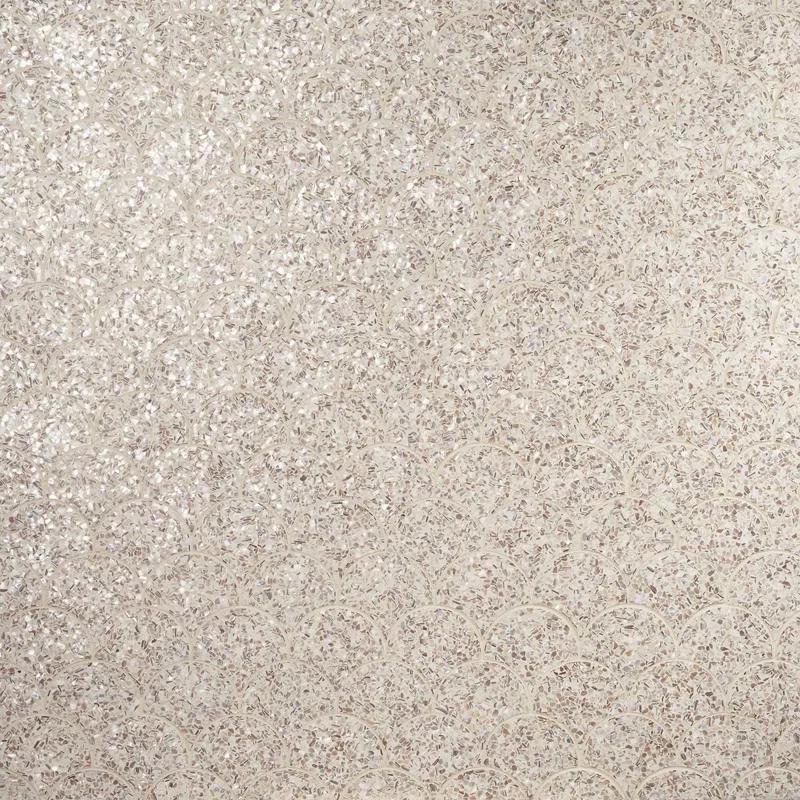 Shoal 5" Fishscale Terrazzo and Pearl Wall & Floor Mosaic Tile (0.74 Sq. Ft. / Sheet)