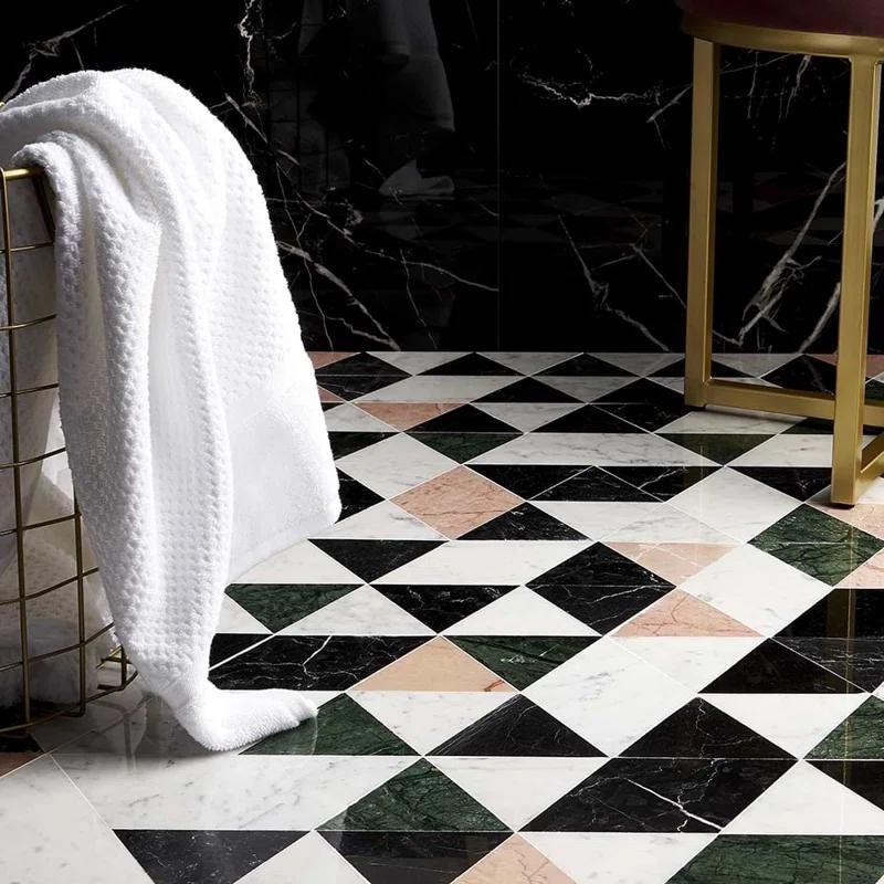 Prisma 7.75" x 13.5" Geometric Marble Mosaic Wall & Floor Tile (0.73 Sq. Ft. / Sheet)
