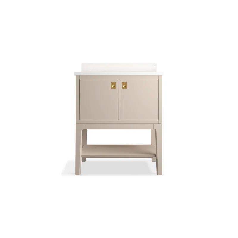 Seagrove By Studio McGee 30 in. Bathroom Vanity Cabinet With Sink And Quartz Top