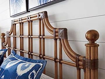 Twin Palms St. Kitts Rattan Headboard