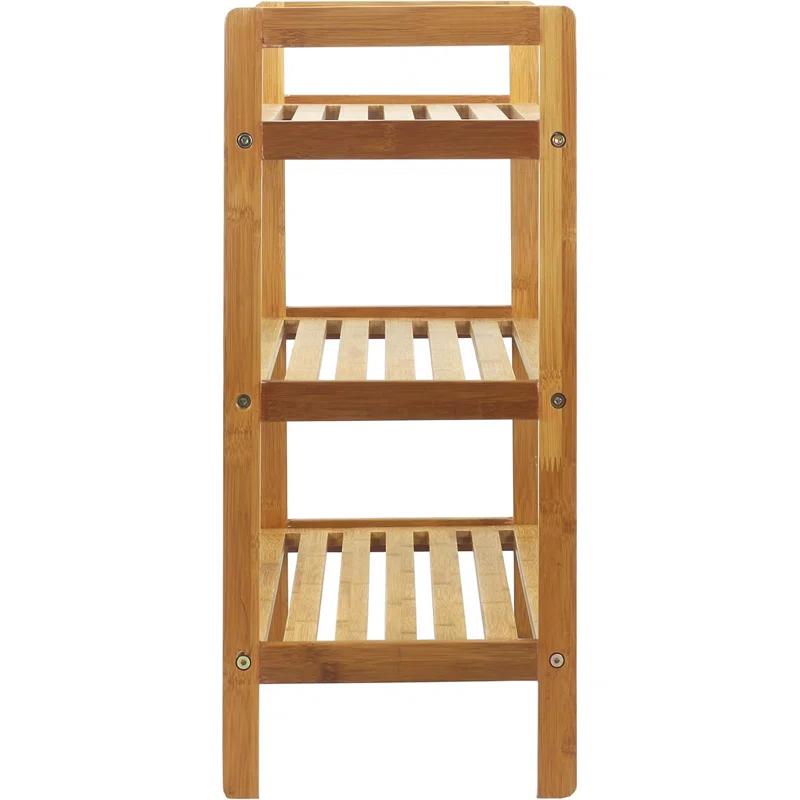 Symple Stuff 12 Pair Stackable Solid Wood Shoe Rack