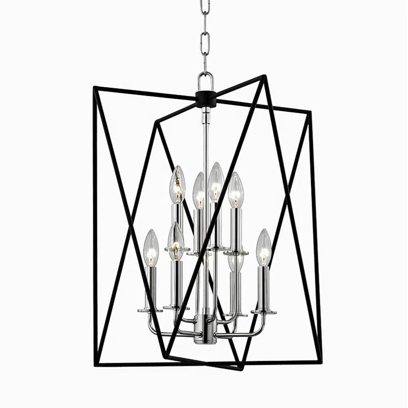 Laszlo 8 - Light Geometric Chandelier