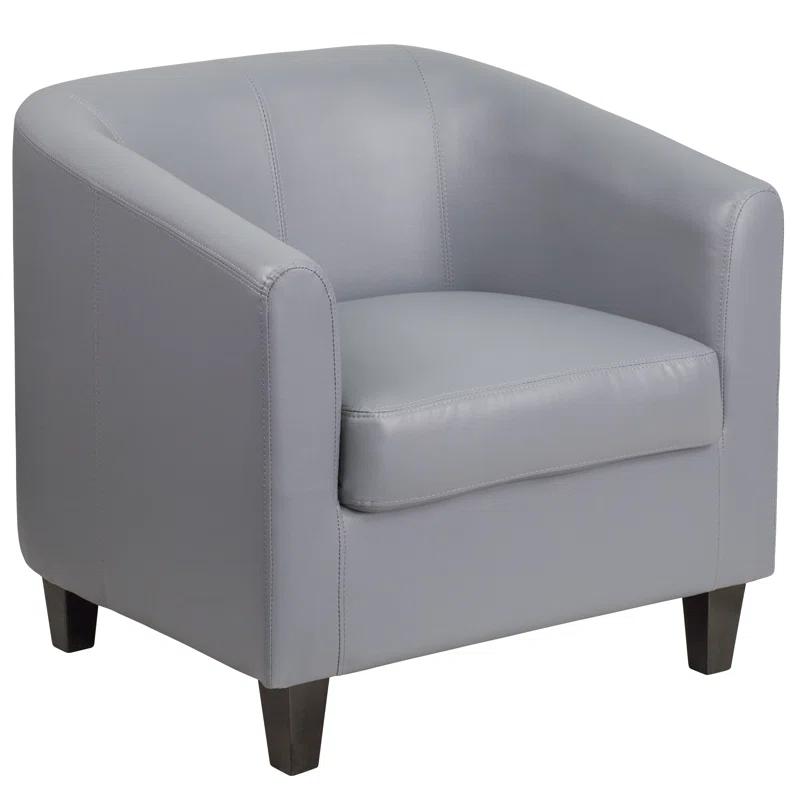 Flash Furniture Katie LeatherSoft Lounge Chair with Sloping Arms
