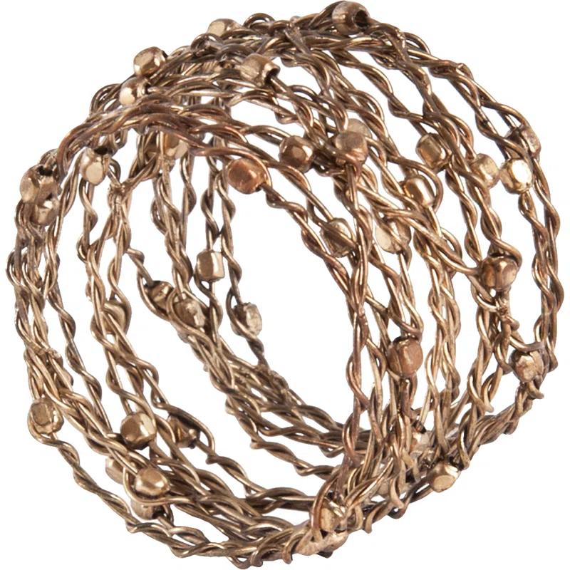 Mercer41 Cony Metal Napkin Ring (Set of 4)