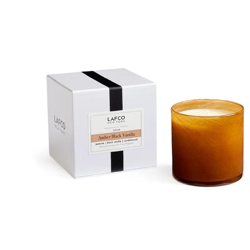 LAFCO New York Amber Black Vanilla Classic Signature Candle | Wayfair