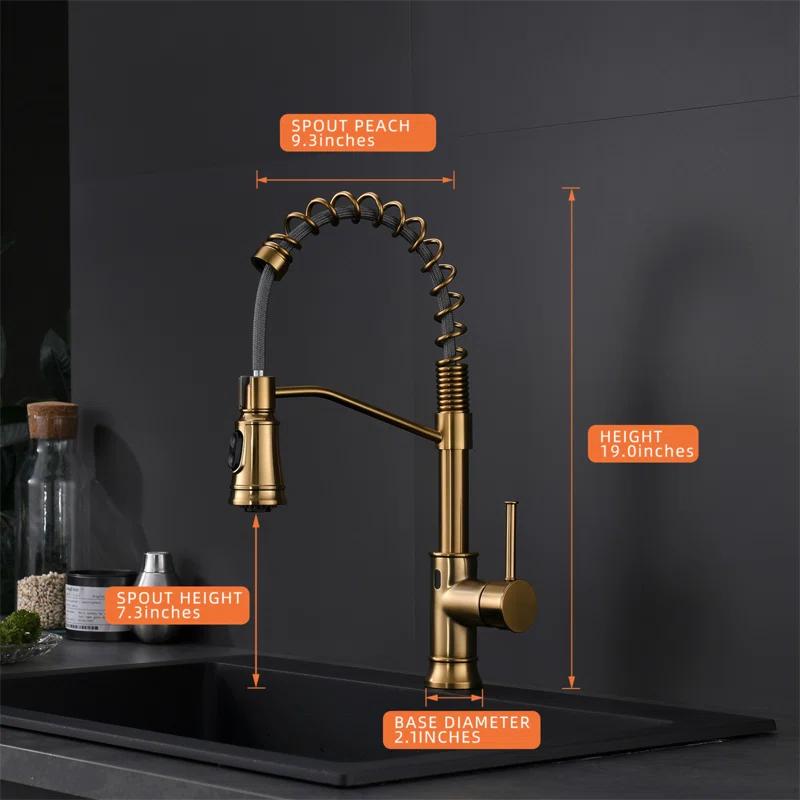 LOONGFIELD Touchless Kitchen Faucet,Hands Free Automatic Smart Kitchen Faucet ASTARQ-W1932P149024