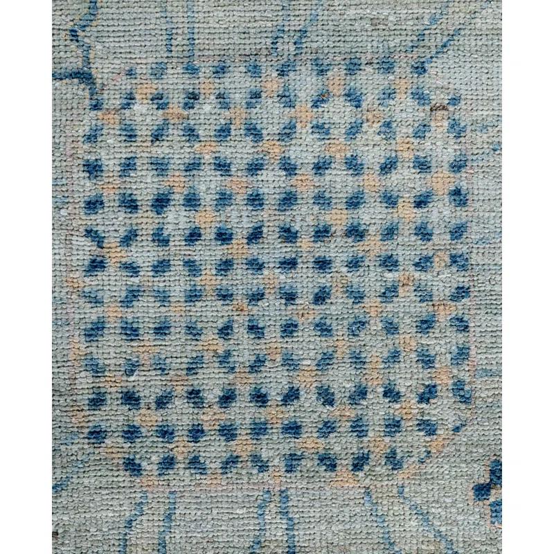 Solo Rugs One-of-a-Kind Rectangle 7'11" X 9'11" Wool Area Rug Blue