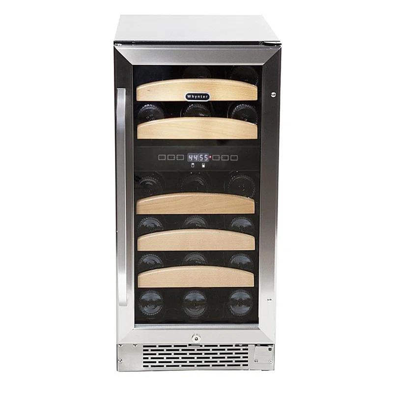 Whynter Whynter 15'' width 28 Bottle Dual Zone Built-In Wine Refrigerator
