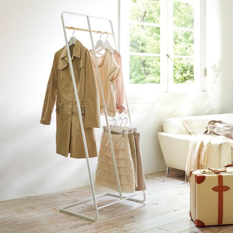 Yamazaki Home 2-Level Coat Rack, Steel