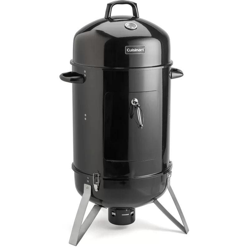 Cuisinart 18" Vertical Charcoal Smoker with Dual Vents, Black