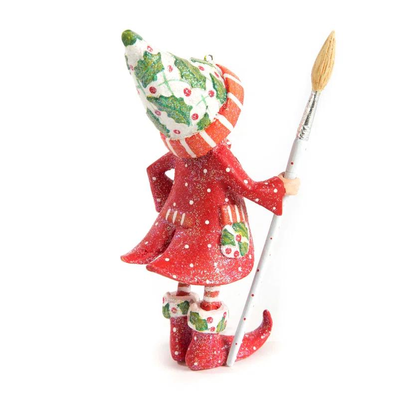 MacKenzie-Childs Patience Brewster Dash Away Vixen's Elf Ornament