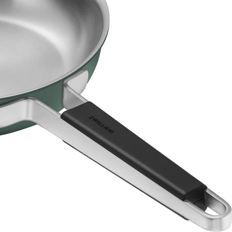 ZWILLING Pure 11-inch Stainless Steel Fry Pan, Green