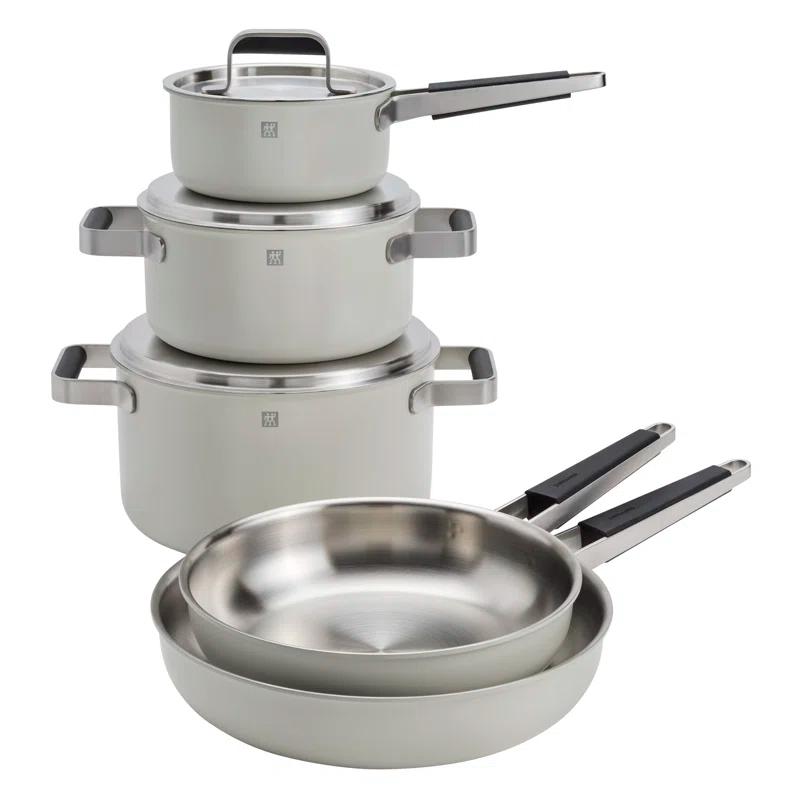 ZWILLING J.A. Henckels ZWILLING Pure 8-Pc Stainless Steel Cookware Set
