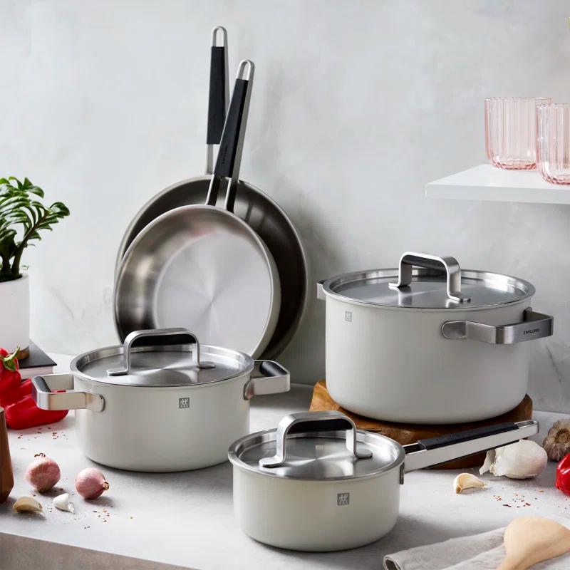 ZWILLING J.A. Henckels ZWILLING Pure 8-Pc Stainless Steel Cookware Set