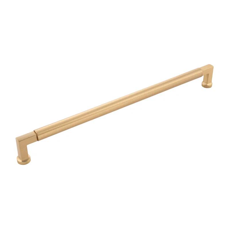 Satin Brass Brushed Bar Cabinet Pull 5-1/16 Inch