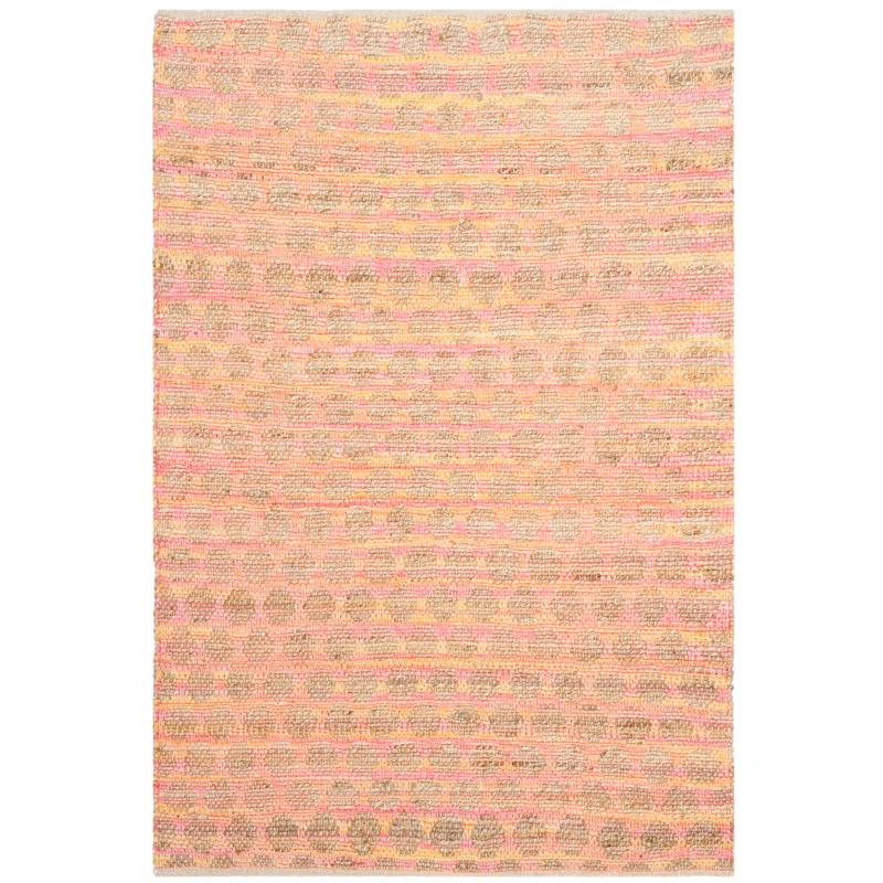Arria Cape Cod Hand Woven 80% Jute, 20% Cotton Polka Dots Rug