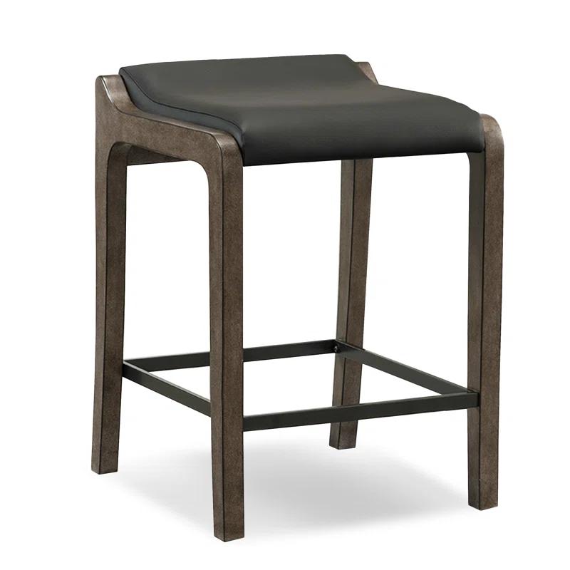 Coons Upholstered Counter Stool with Solid Wood Frame (Set of 2)