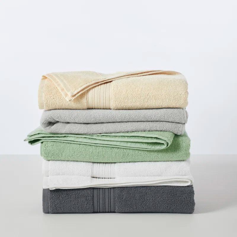 FreshFolds Super Soft 100% Ringspun Cotton Quick-Dry 6-Piece Towel Set