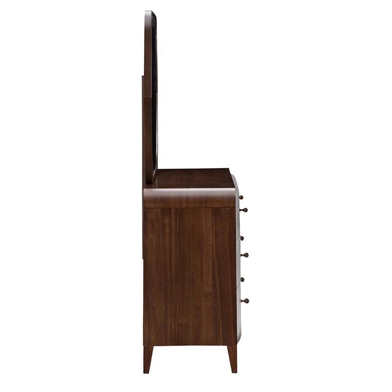Houston Dresser With Mirror - Walnut