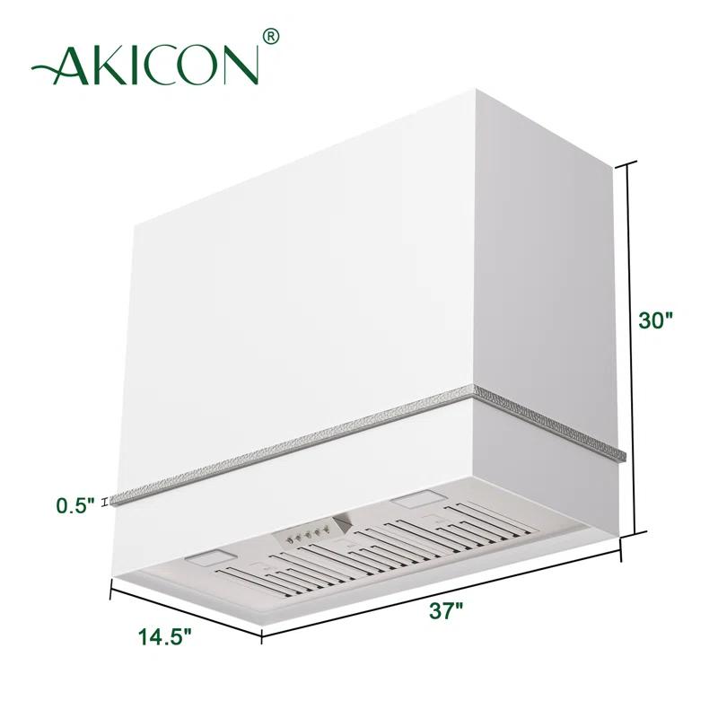 Akicon 36" 600 CFM Ducted (Vented) Wall Range Hood