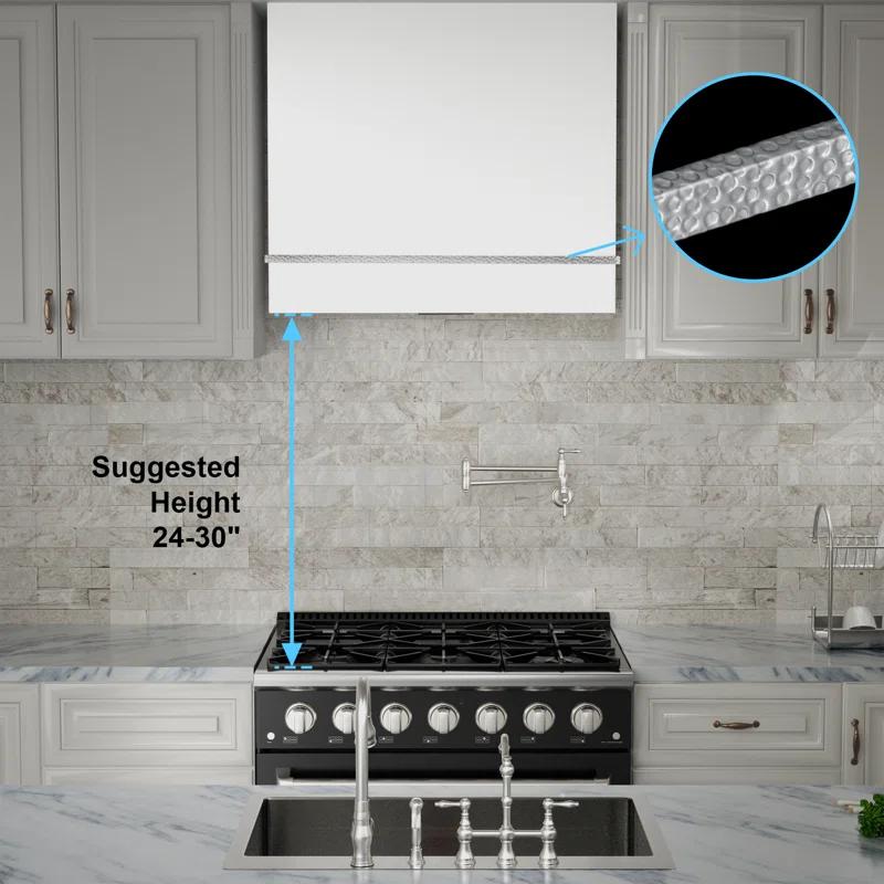 Akicon 36" 600 CFM Ducted (Vented) Wall Range Hood