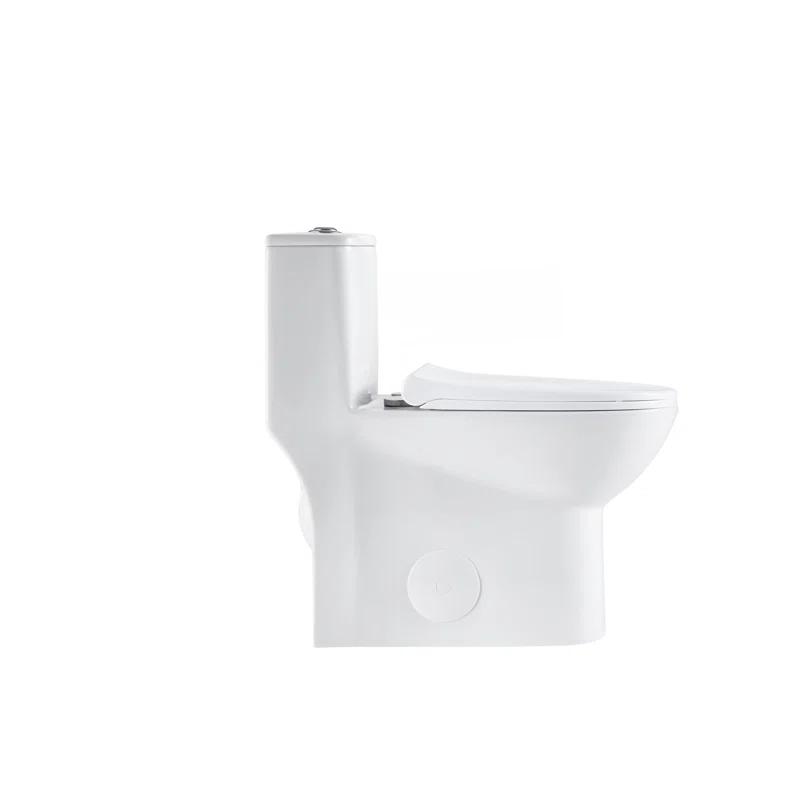 1.1/1.6 GPF Elongated Comfort Height Super Quite Flushing Floor Mounted One-Piece Toilet