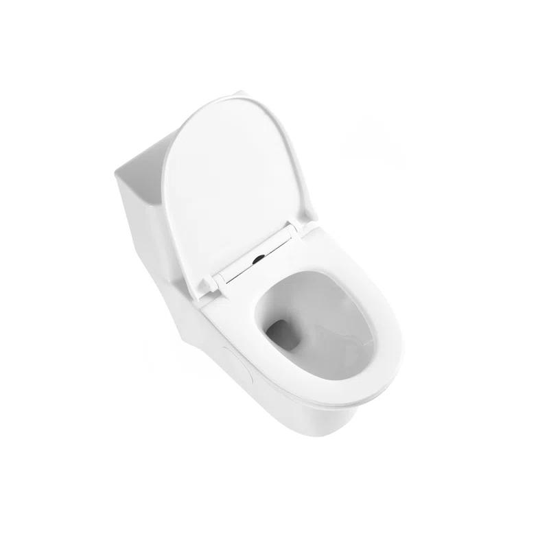 1.1/1.6 GPF Elongated Comfort Height Super Quite Flushing Floor Mounted One-Piece Toilet