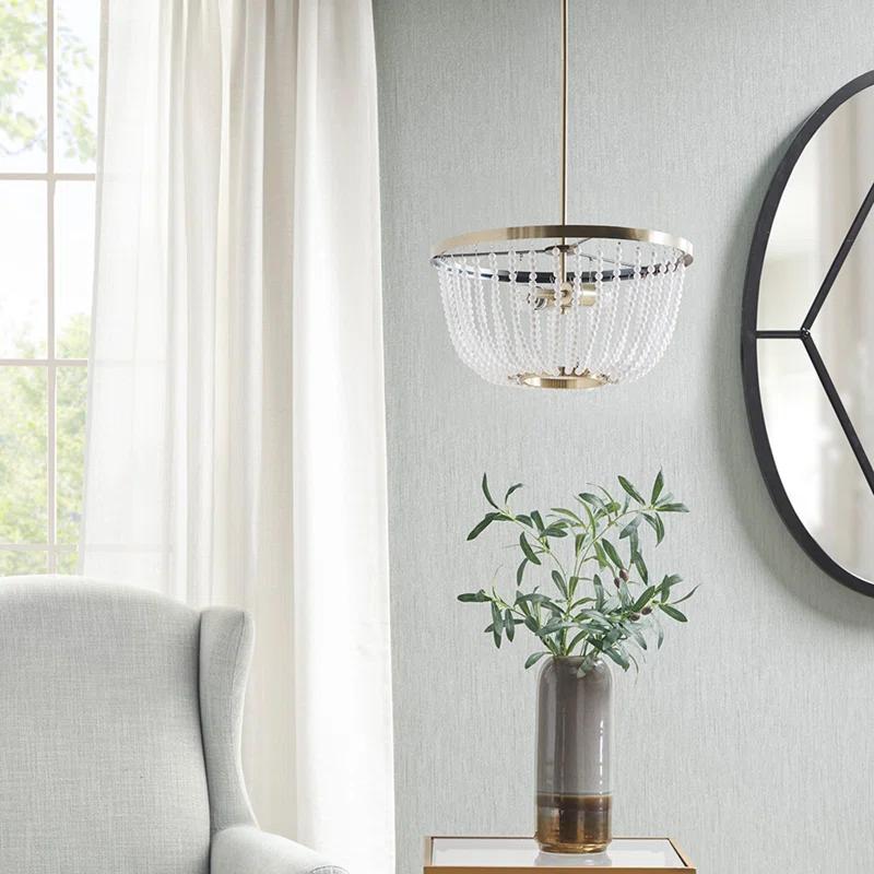 Hampton Hill Melrose 2-Light Beaded Chandelier