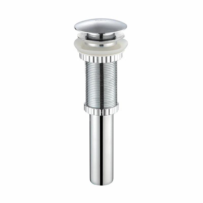 Kraus Ramus Vessel Mixer Single-Handle Bathroom Faucet with Matching Pop-Up Drain