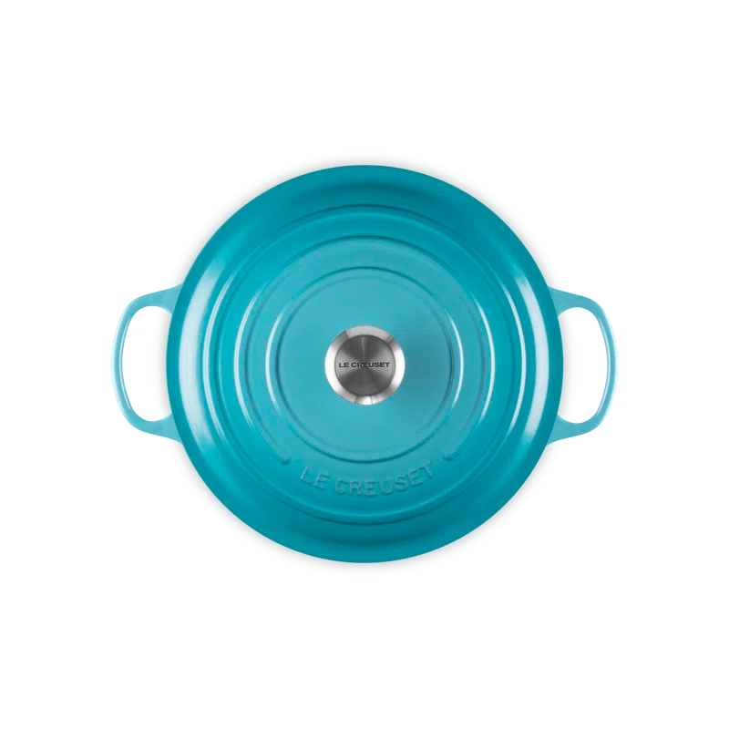 Le Creuset ® Signature 7.25-Qt. Caribbean Blue Enameled Cast Iron Dutch Oven