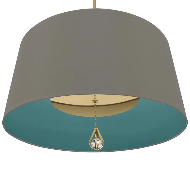 Robert Abbey Custis 3 - Light Drum Chandelier
