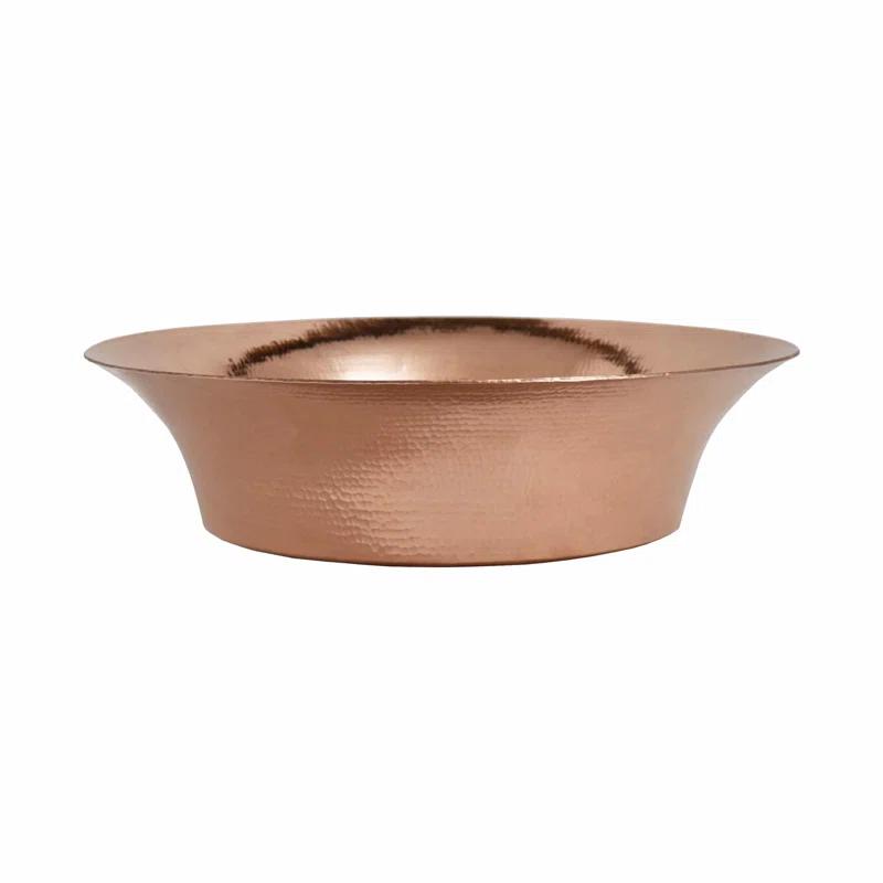 Native Trails Cps71 Maestro Bajo 16-1/4" Circular Copper Vessel Bathroom Sink - Copper