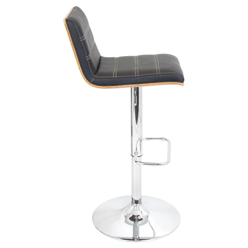 Vasari Swivel Upholstered Adjustable Height Counter Stool