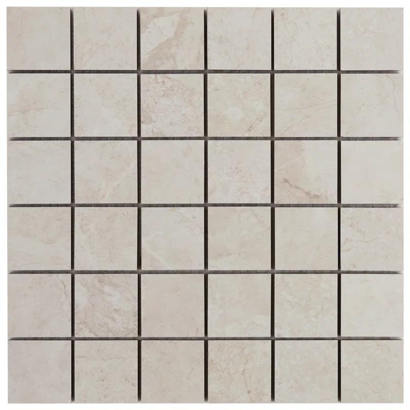 Nova 11.81 In. X 11.81 In. Matte Porcelain Mosaic Floor And Wall Tile (0.96 Sq. Ft. / Each)