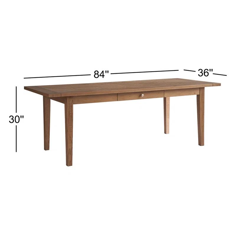 Coastal Living Marblehead Dining Table in Natural Tan Oak