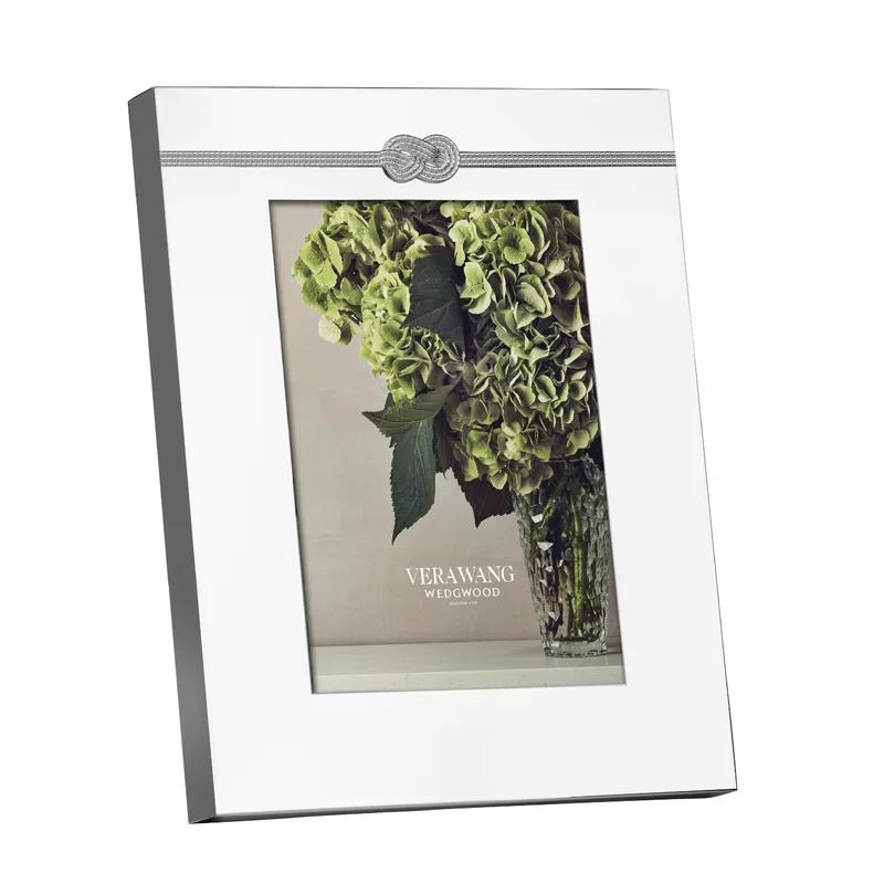 Elegant Infinity 5x7 Silver Picture Frame for Timeless Memories