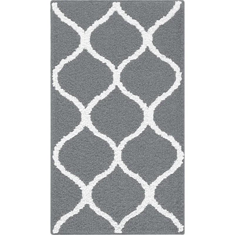 Hershman Tufted Gray Area Rug