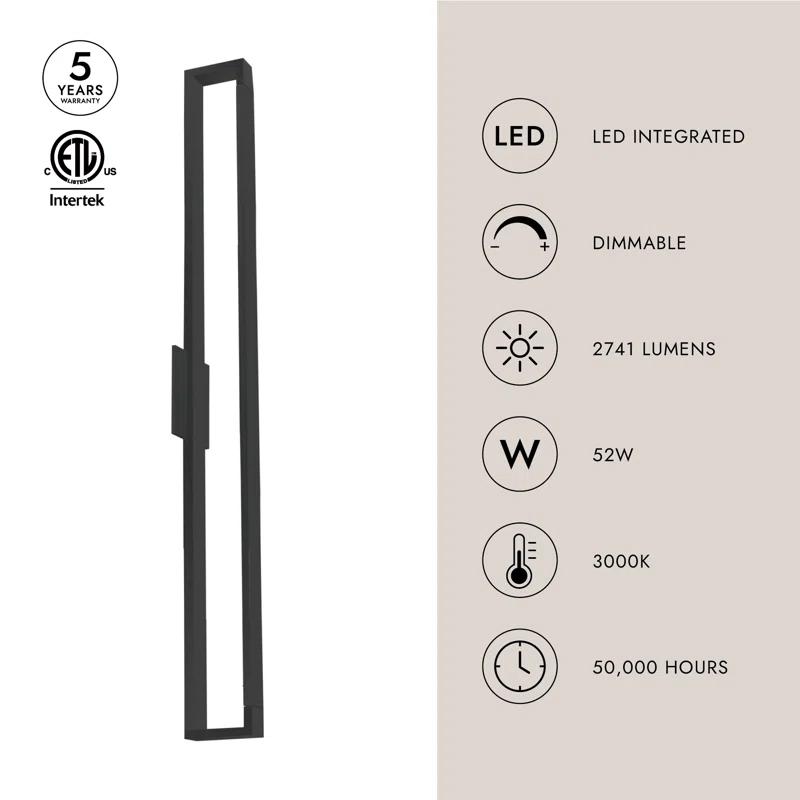 Kuzco Lighting Swivel Aluminum LED Flush Mounted Sconce