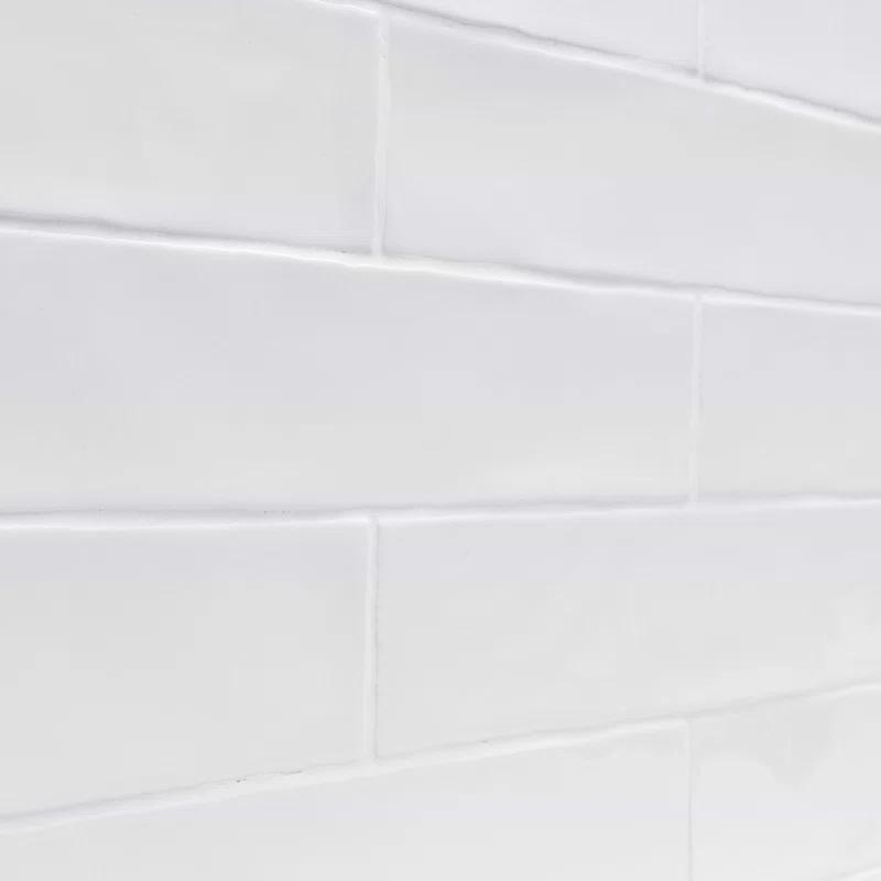 Barcelona 3" W x 12" L Polished Ceramic Subway Wall Tile (10.76 Sq. Ft. / Case)