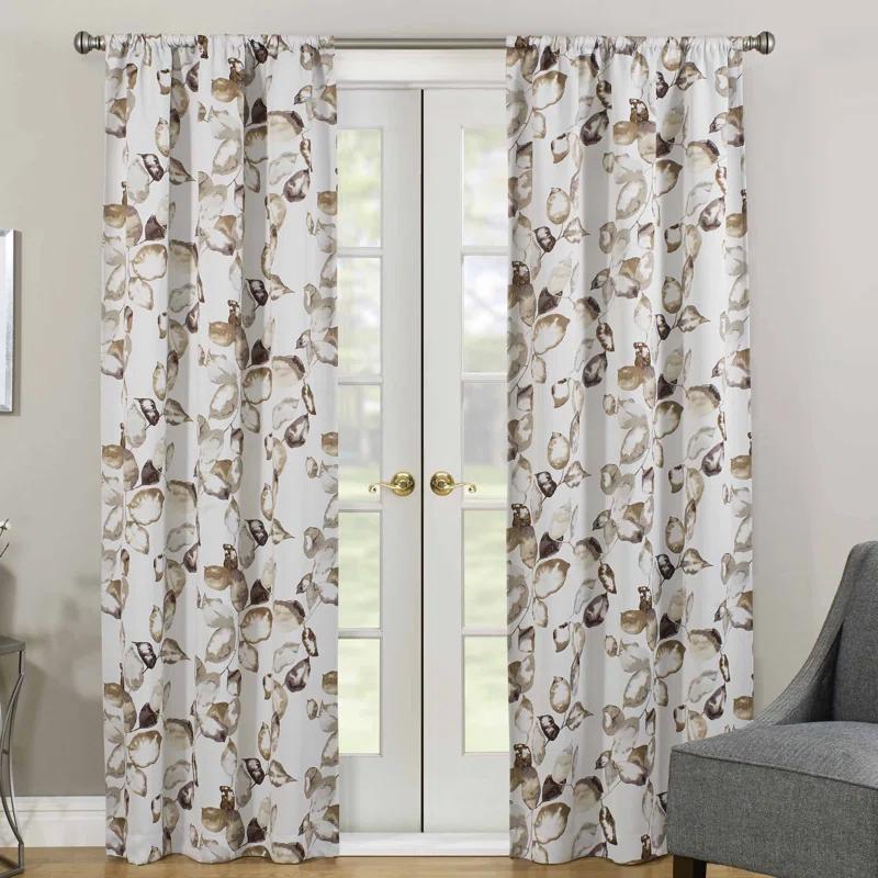 Eclipse Paige Polyester Room Darkening Curtain Single Panel