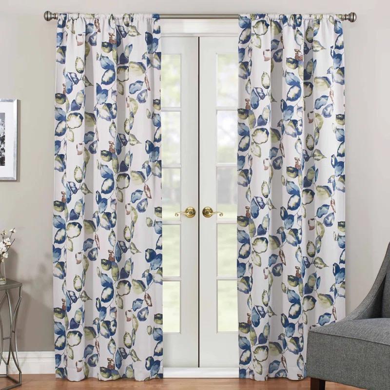 Eclipse Paige Polyester Room Darkening Curtain Single Panel