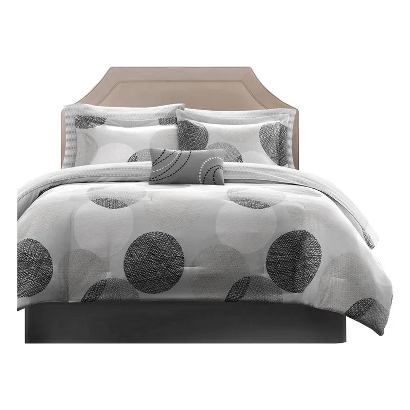 Madison Park Essentials Knowles Comforter Set with Cotton Bed Sheets
