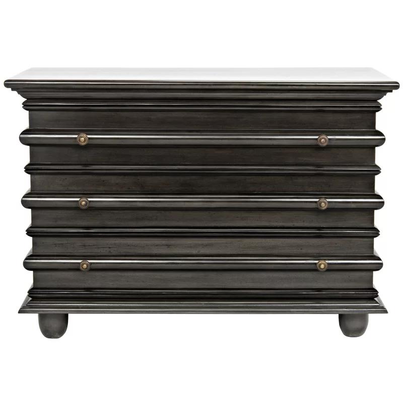 Ascona Pale Hand-Rubbed Mahogany Wood Accent Chest